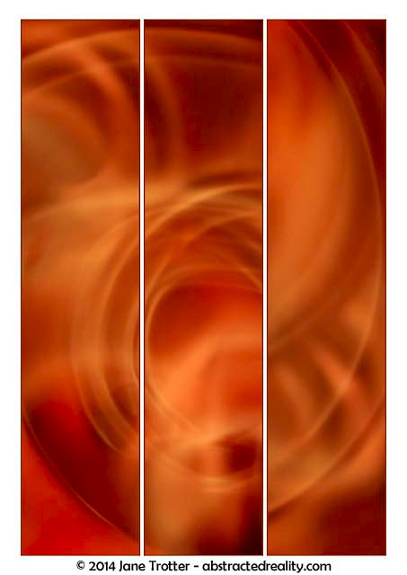 Solar Flare - Abstract Art by Jane Trotter