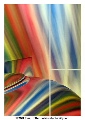 Splay of Colour - Abstract Art by Jane Trotter