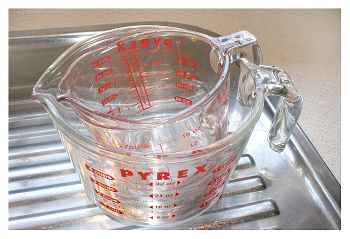 Everyday measuring bowls - the inspiration for 'Tulip'