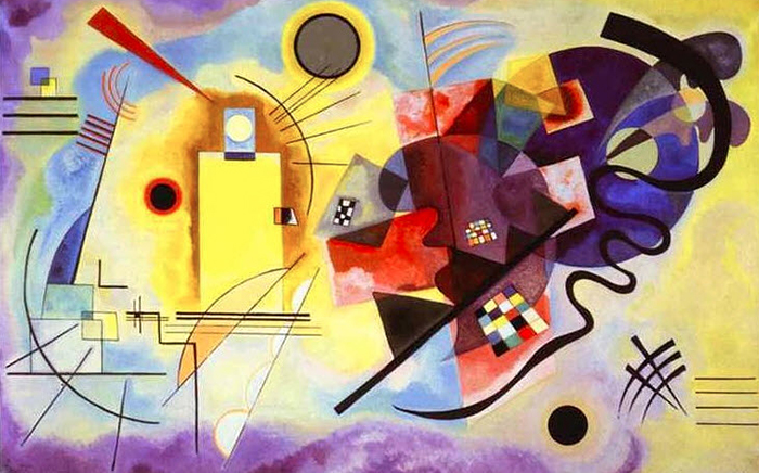 'Yellow - Red - Blue' 1925 - Wassily Kandinsky