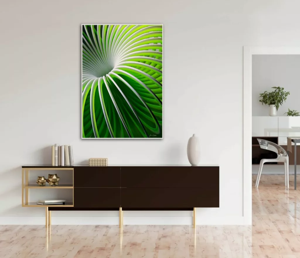 'Come Full Circle' (in situ) - Abstract Art by Jane Trotter