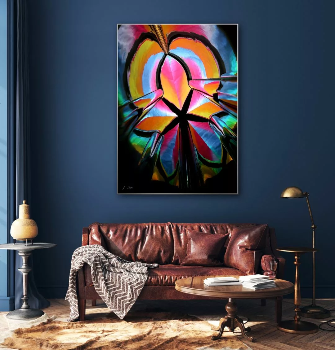 'Colour Cathedral' (in situ) - Abstract Art by Jane Trotter