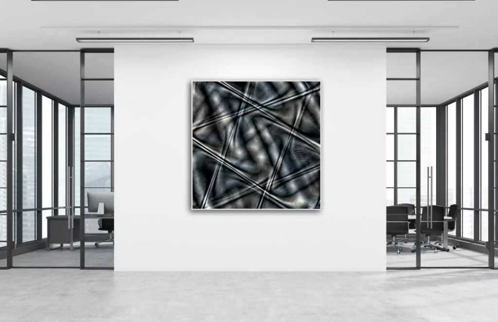 'Star Turn' (in situ) - Abstract Art by Jane Trotter