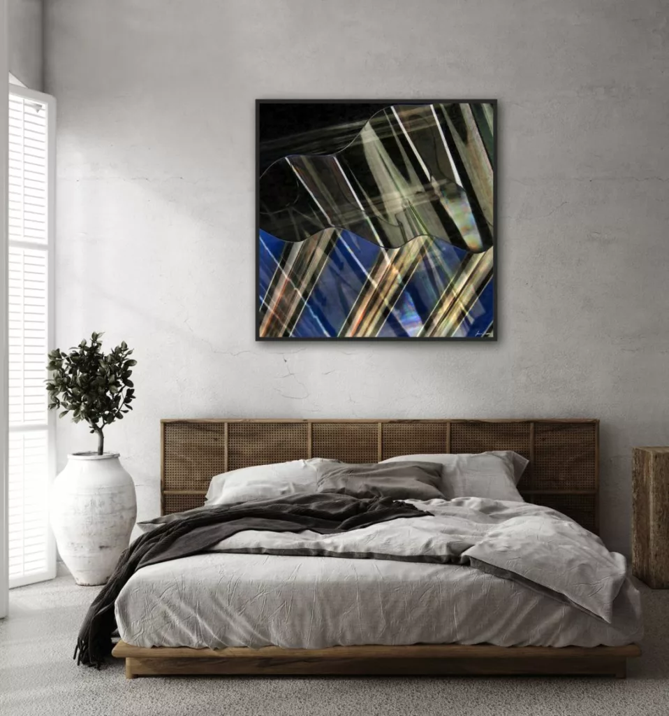'Corrugation' (in situ) - Abstract Art by Jane Trotter