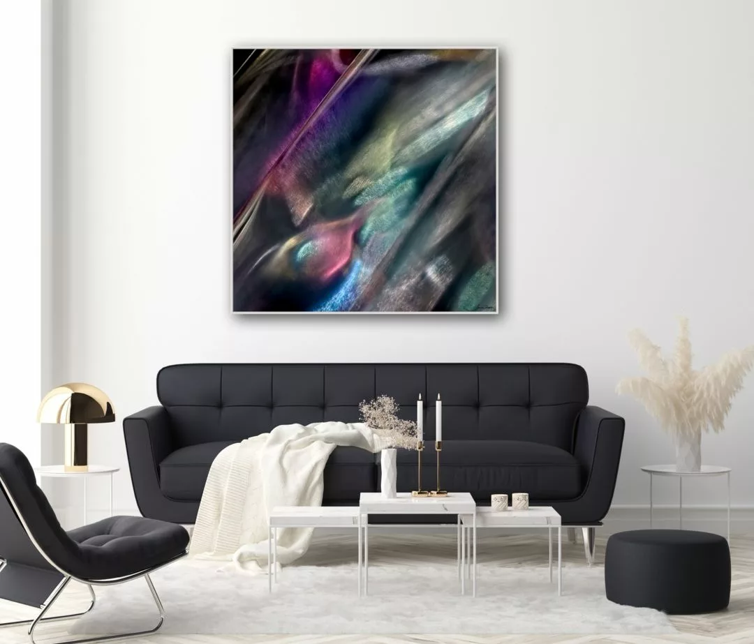 'Universal Slipstream' (in situ) - Abstract Art by Jane Trotter