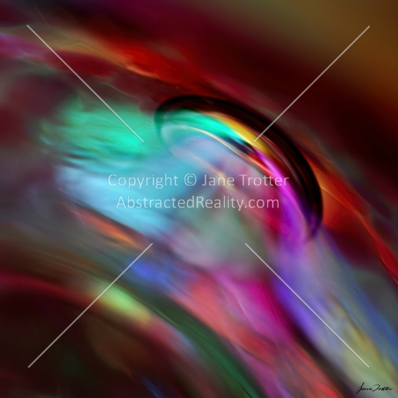 'Birth of Colour' - Abstract Art by Jane Trotter