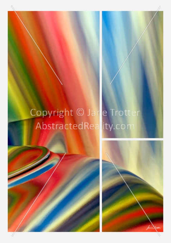'Splay of Colour' - Abstract Art by Jane Trotter