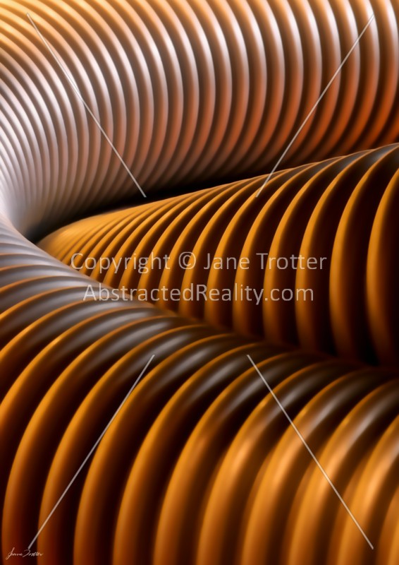 'Encoiled' - Abstract Art by Jane Trotter