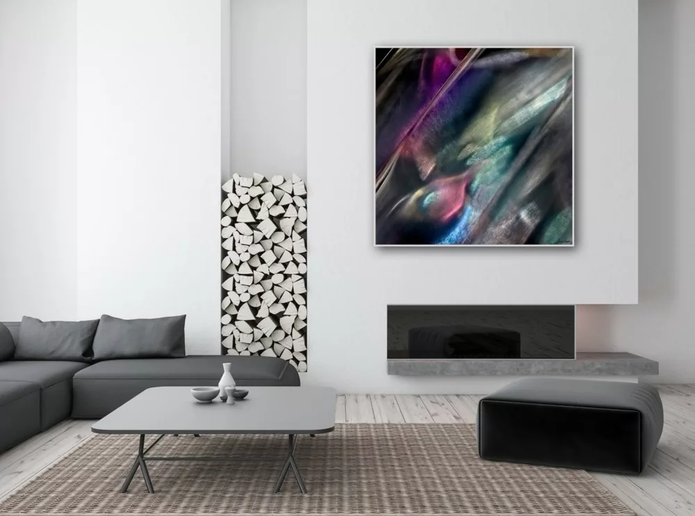 'Universal Slipstream' (in situ) - Abstract Art by Jane Trotter